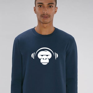 ALIVE LOGO Sweatshirt Boys navy logo affe ape logo image 1
