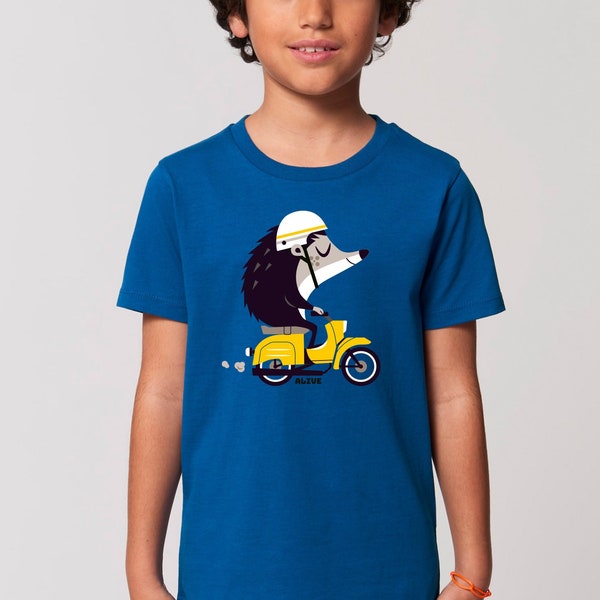 Kinder T-Shirt Igel Vespa T-Shirt