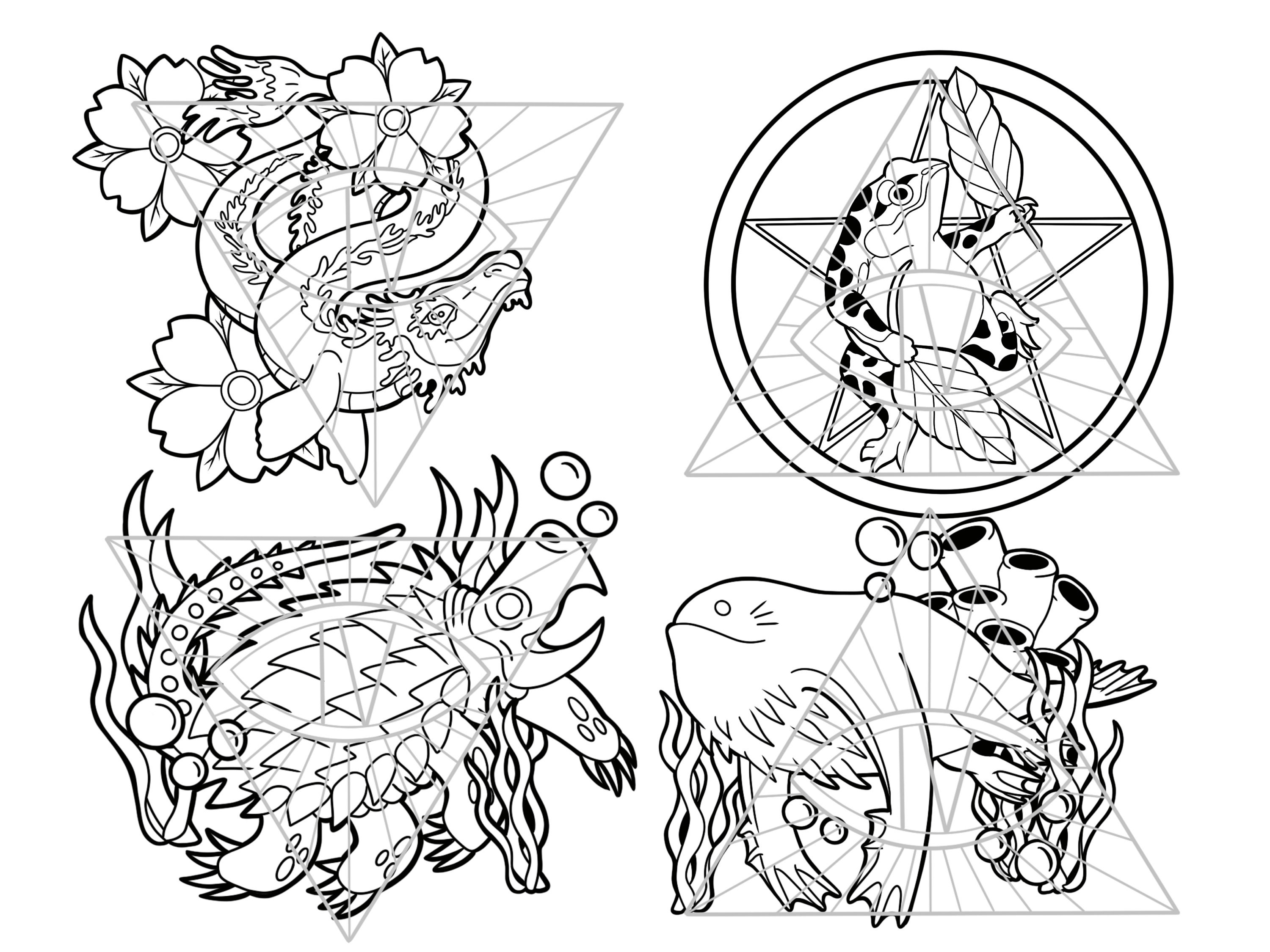 Mythical Creatures Cryptids SVG PNG Digital Download Files | Etsy
