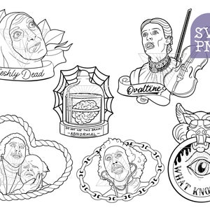 Young Frankenstein Horror SVG PNG Laser Cut Files Bundle