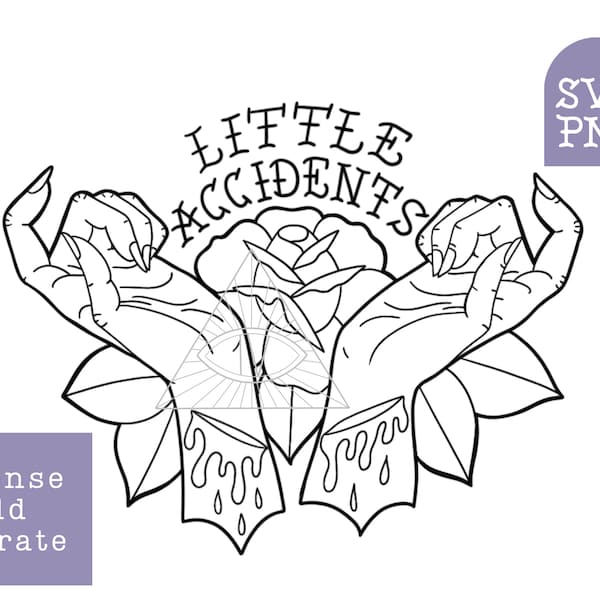 Little Accidents Beetlejuice Miss Argentina Horror Movie SVG PNG Laser Cutting Files | Retro Movie Digital Designs