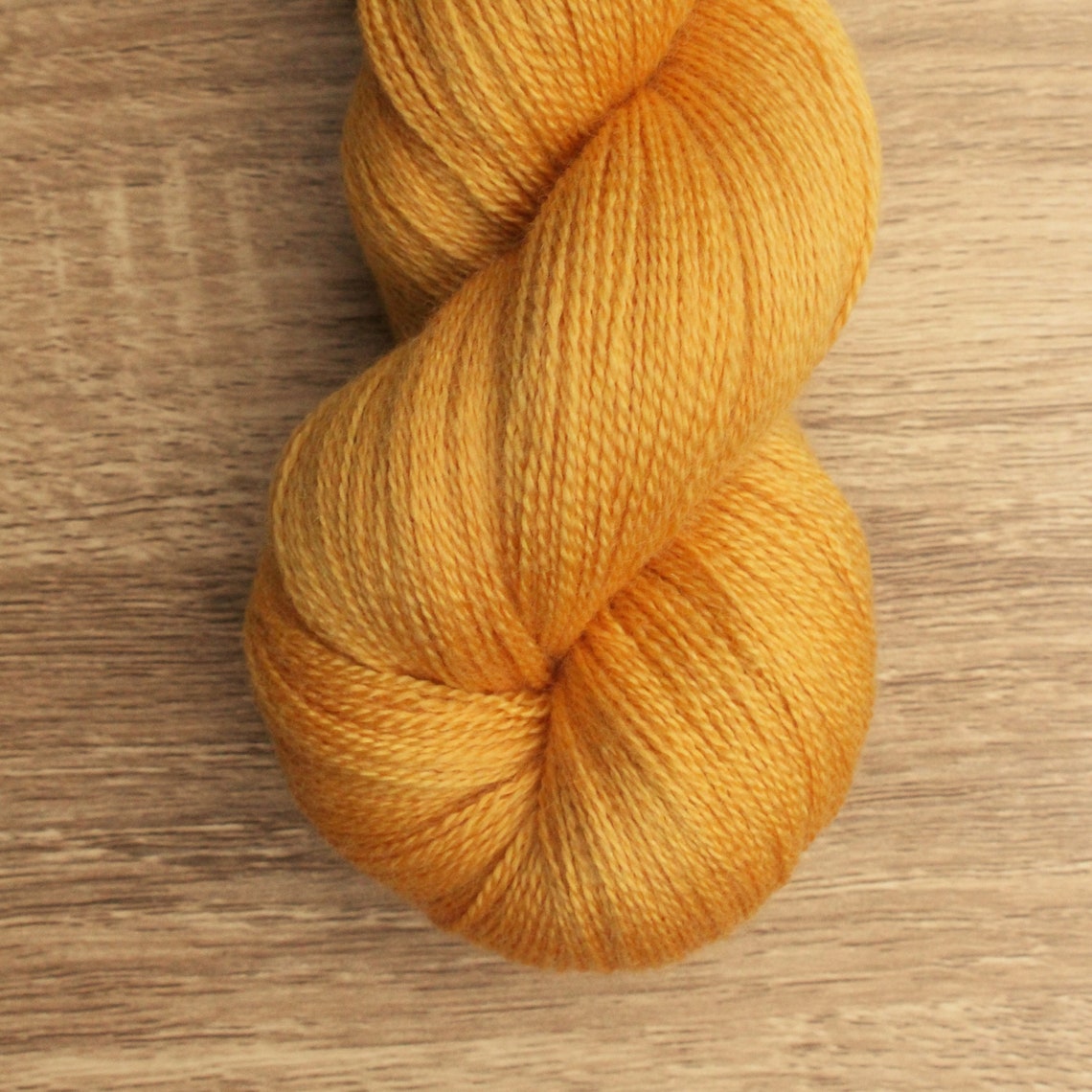 Golden Yellow Yarn Golden Hour Hand Dyed Yarn for Knitting Etsy