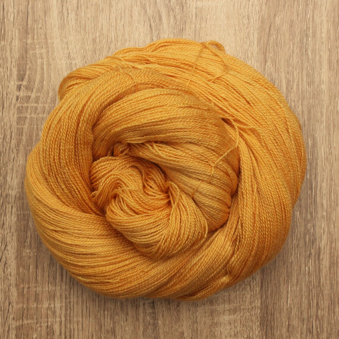 Golden Yellow Yarn Golden Hour Hand Dyed Yarn for Knitting Etsy
