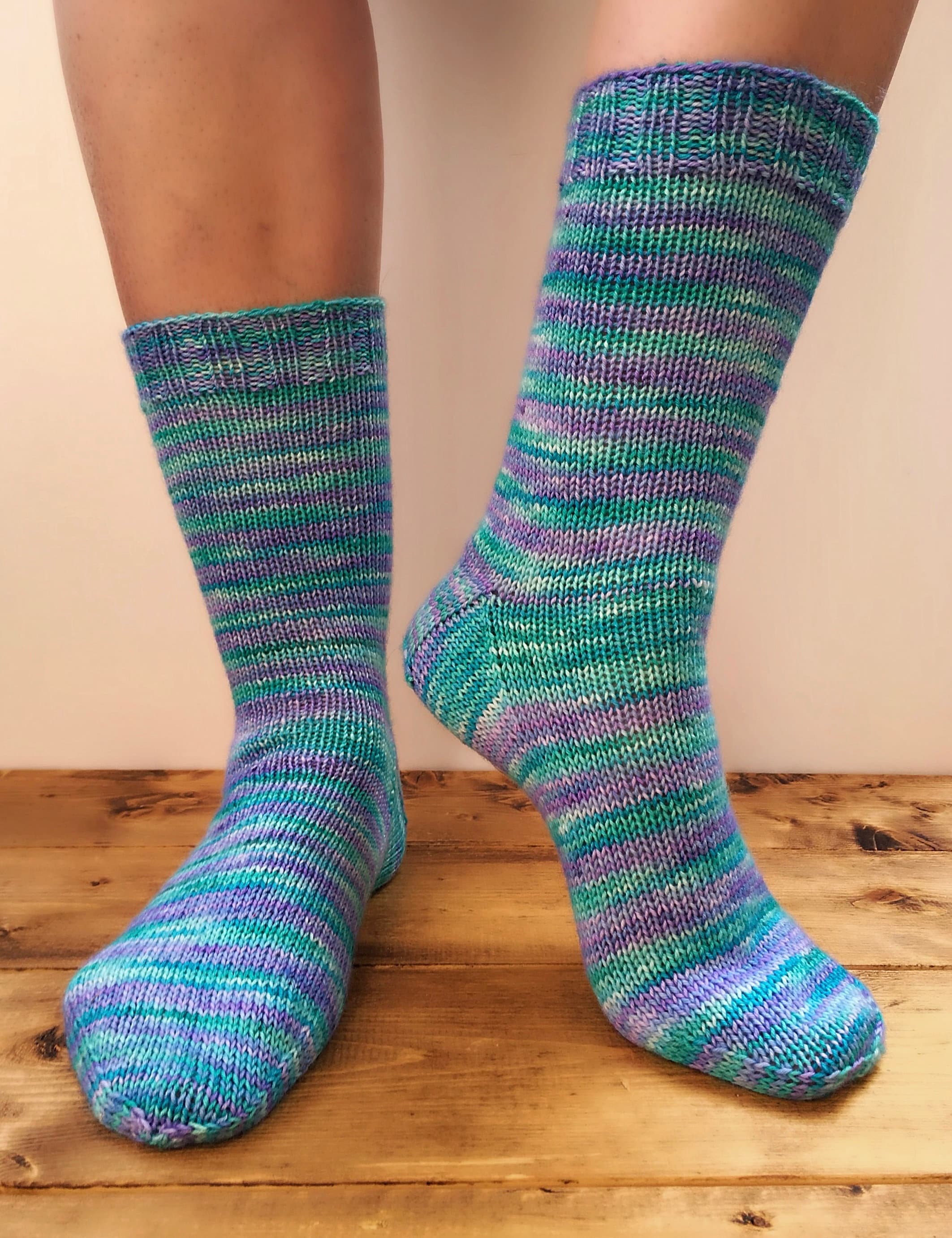 Coxswain Socks 3 adult sizes links to video tutorials included* Sock Knitting Pattern PDF *knitted top down easy lace pattern