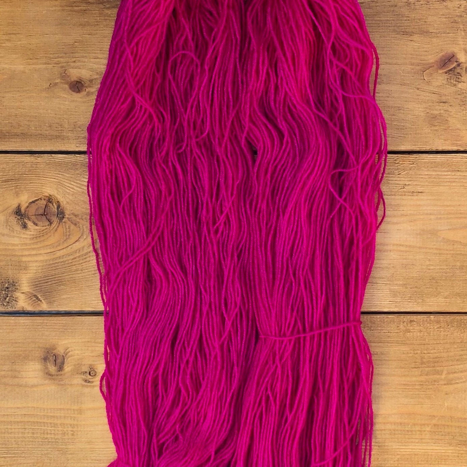 Magenta Pink Hand Dyed Yarn Hand Dyed Yarn for Knitting or - Etsy UK