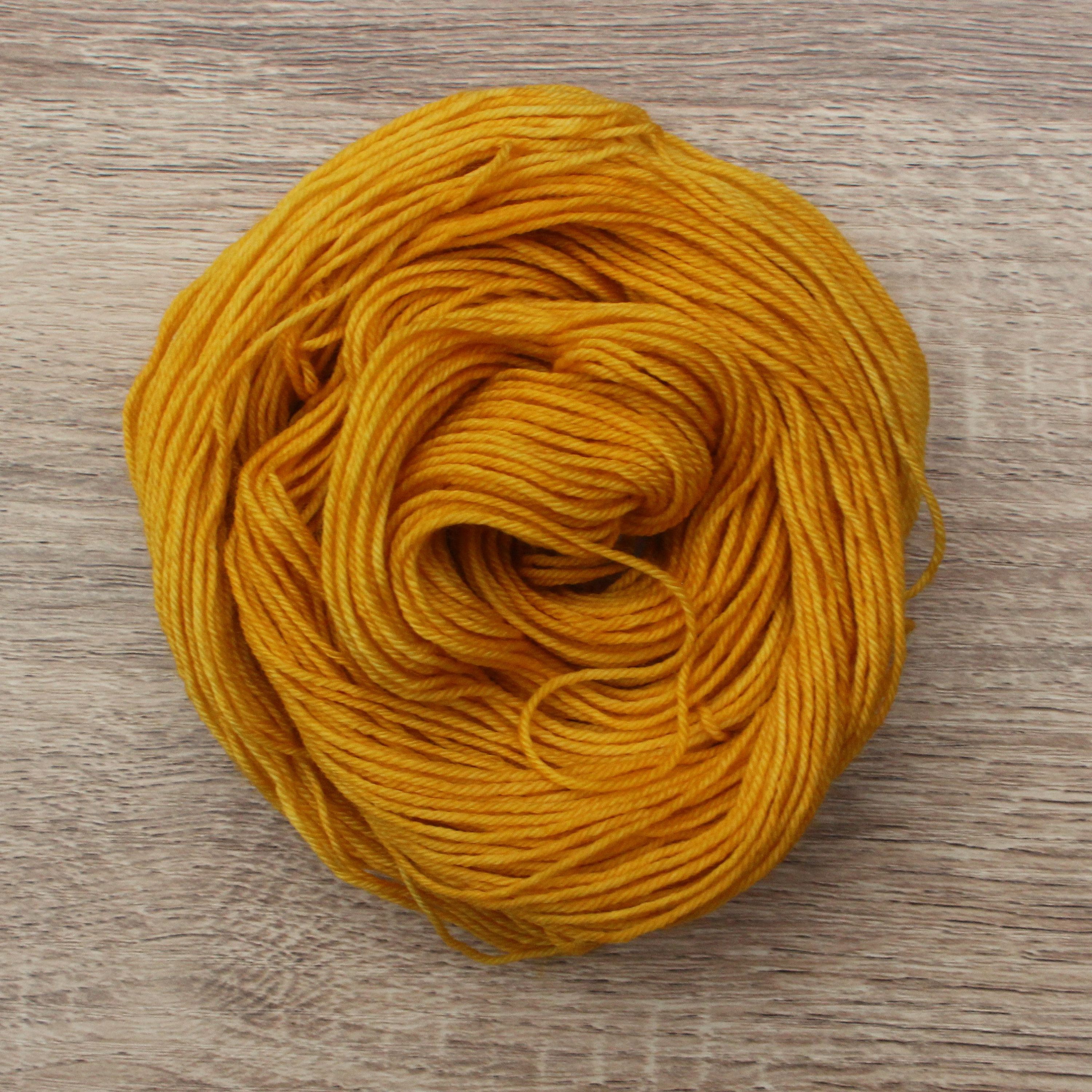 Mustard Yellow Yarn Dijon Hand Dyed Yarn for Knitting or Etsy