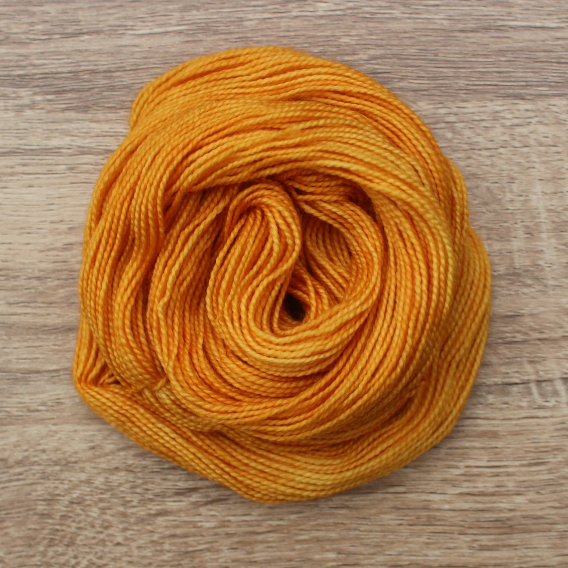 Golden Yellow Yarn Golden Hour Hand Dyed Yarn for Knitting Etsy