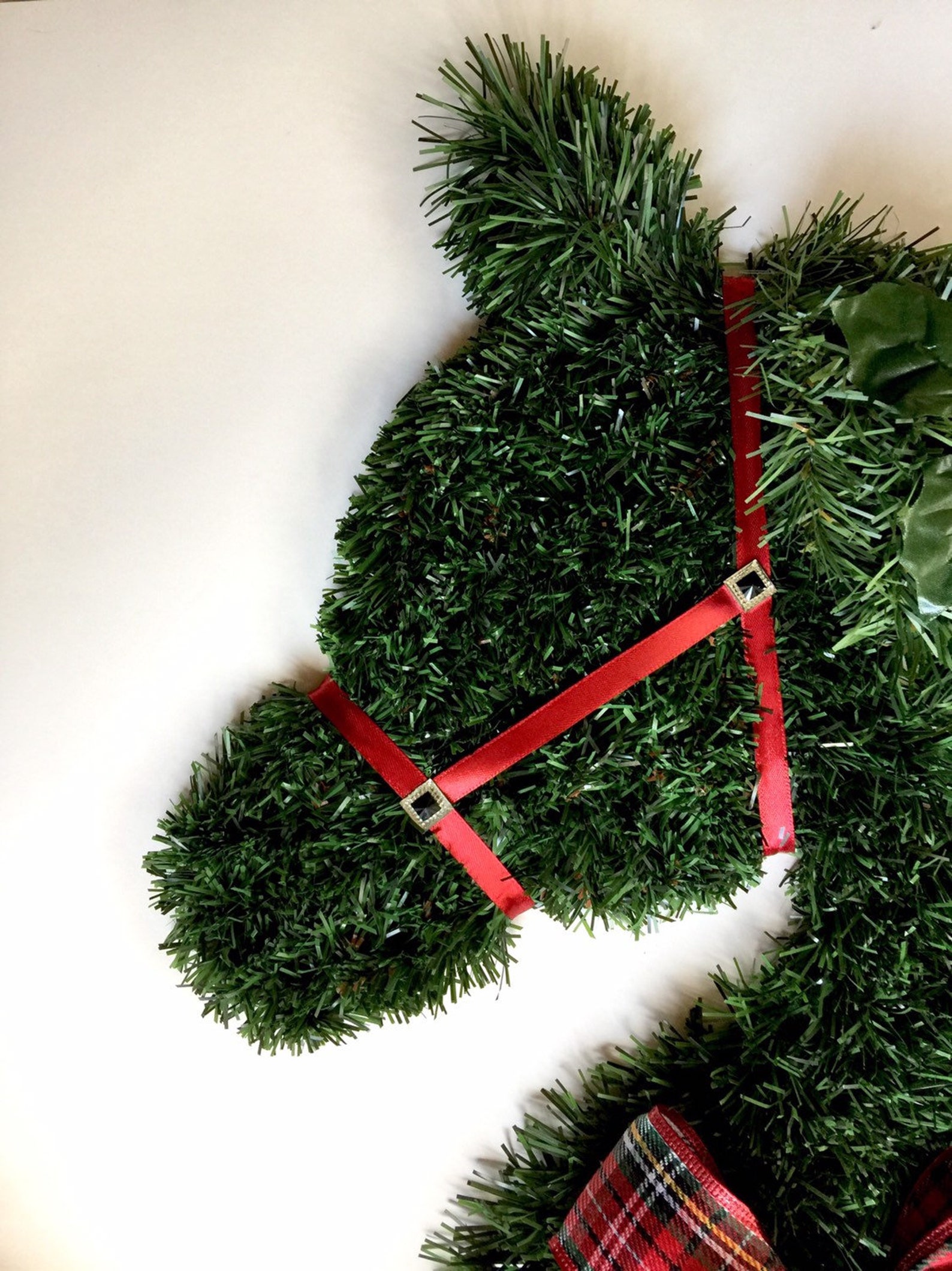 Horse Head Wreath Christmas Wreath | Etsy