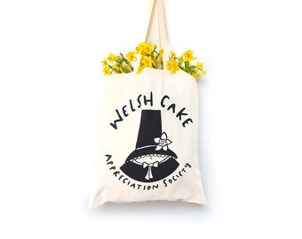 Welsh cake appreciation society bag • Welsh lady bag • Welsh gift