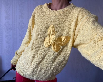 Vintage Yellow Pullover/ M - L