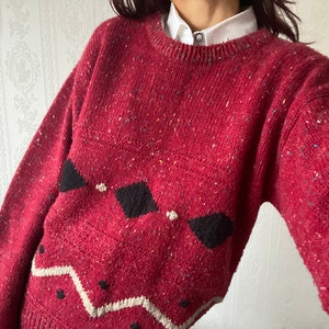 Vintage Unisex Wool blend Pullover/ Sweater/ Jumper/ M - L