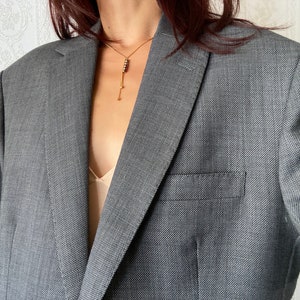 Vintage Unisex Grey Blazer/ Jacket/ L - XL