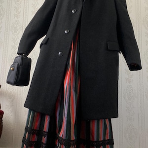 Vintage unisex antracit raglanullkappa/ M - L