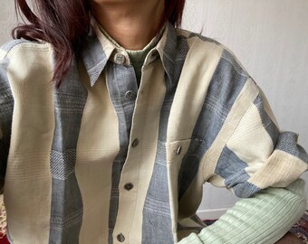 RaanPahMuang Thin Japanese Ramy Linen Shirt Long Sleeve Poets European Collar RaanPahMuang Thin Japanese Ramy Linen Shirt Long Sleeve Poets European Collar