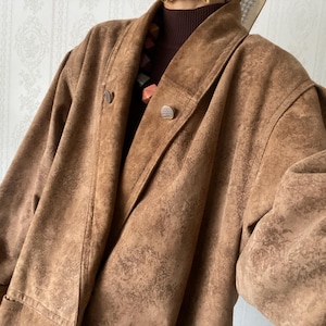 Vintage Brown Suede Jacket/ M - L