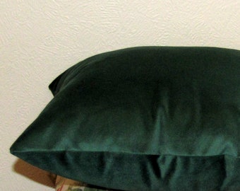 made to order emerald green luxury velvet cushion cover