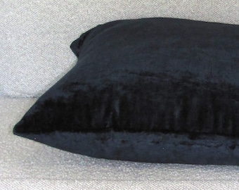 made to order Bespoke Midnight luxury textured velvet cushion