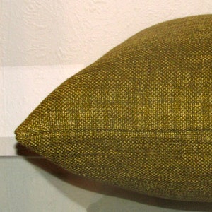 Made to order Bristol pickle cushion cover, linen blend with lovely texture image 5