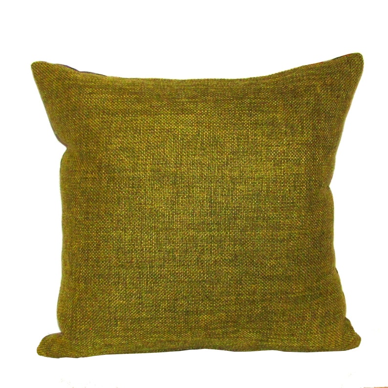Made to order Bristol pickle cushion cover, linen blend with lovely texture image 1