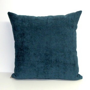 made to order Aspen Teal corduroy cushion cover image 2
