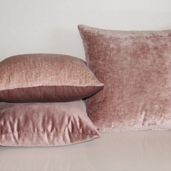 Nestle Plush Cushion Cover, Soft Pink - Etsy Hong Kong
