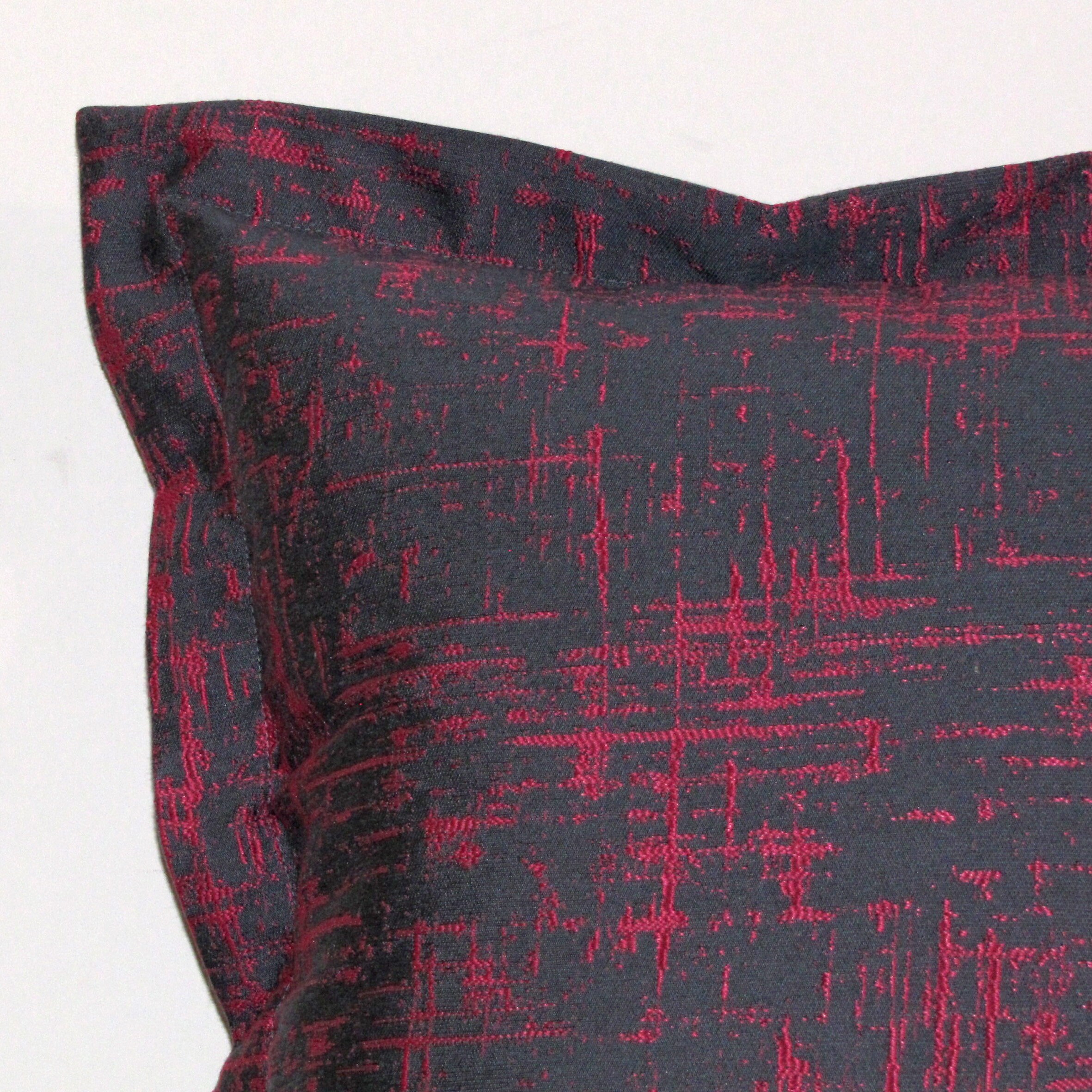 Otani Textured Cotton Cushion Cover Grey and Pink Etsy UK