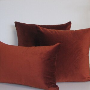 made to order copper luxury velvet cushion cover image 8