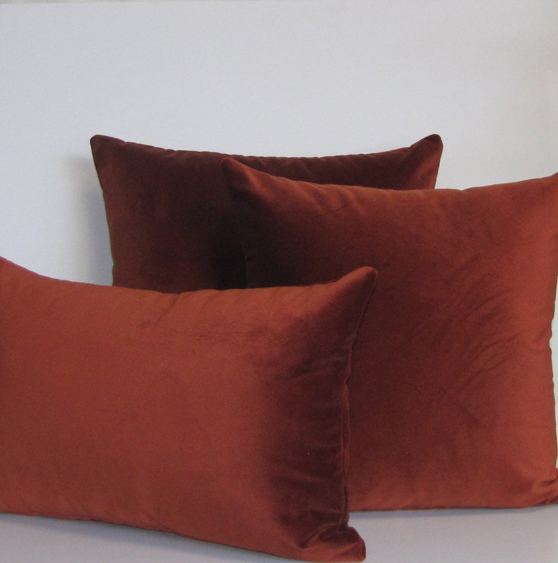 made to order copper luxury velvet cushion cover image 8