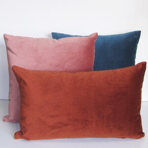 made to order copper luxury velvet cushion cover image 6