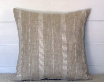 Brixham Chai striped cushion cover