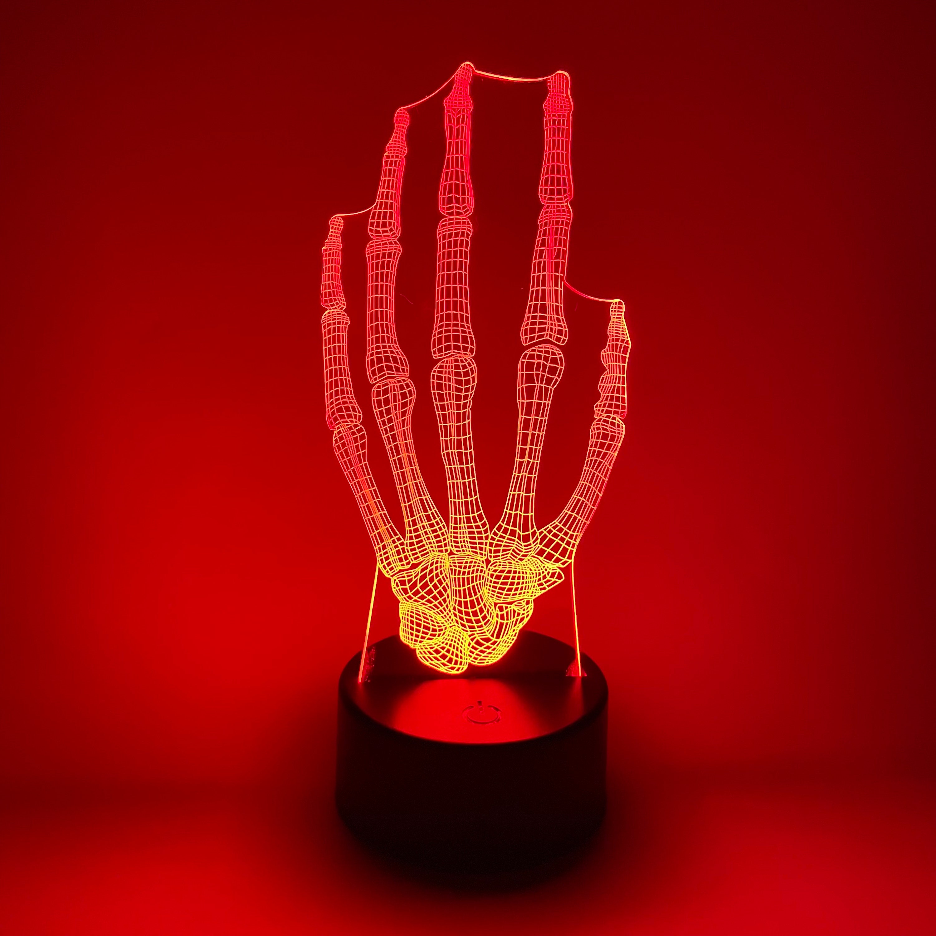 Skeleton Hand Night LightTouch/Remote Control/Smart App Etsy