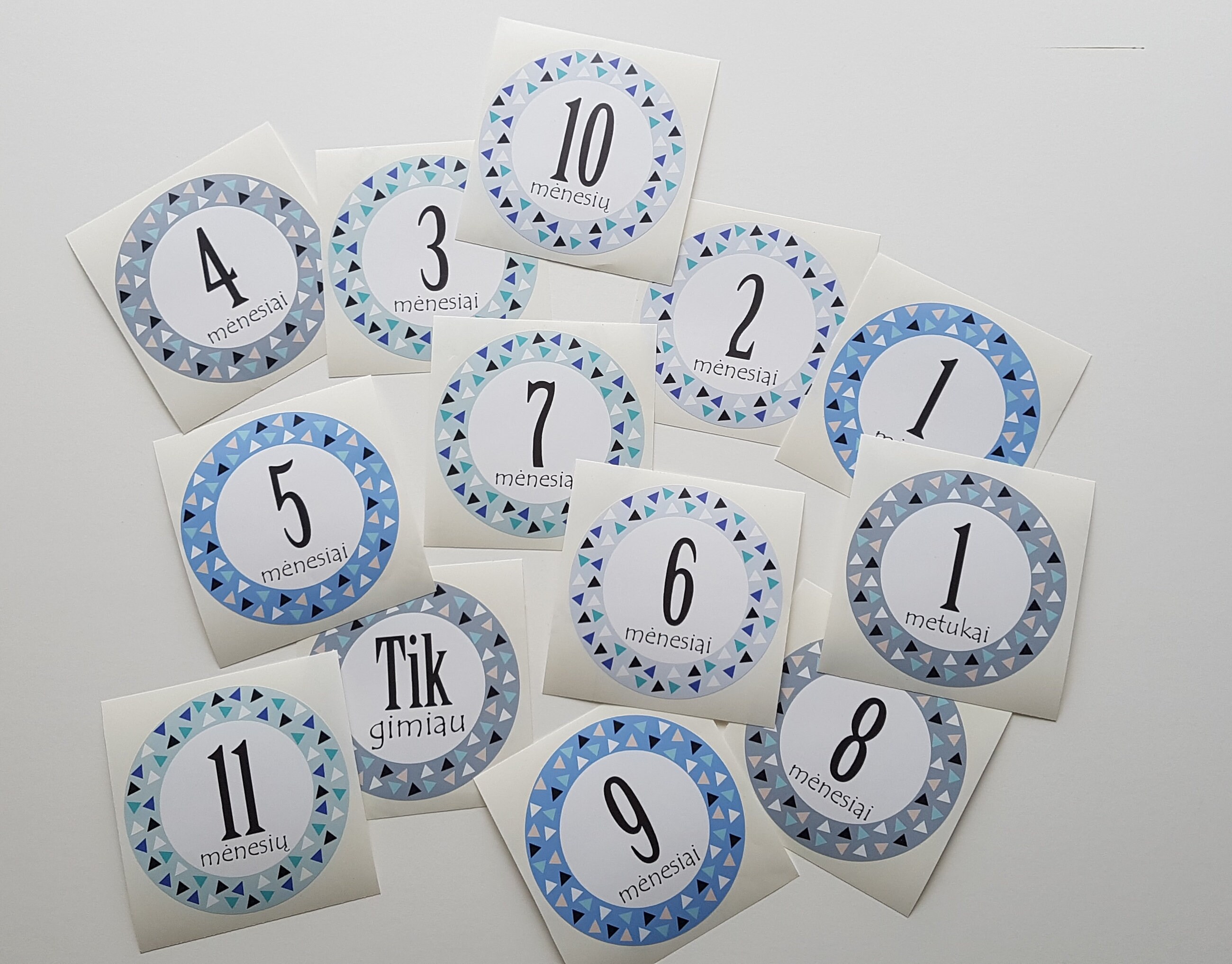 Baby Boy Month Stickers Monthly Baby Sticker Monthly Baby Stickers Baby ...