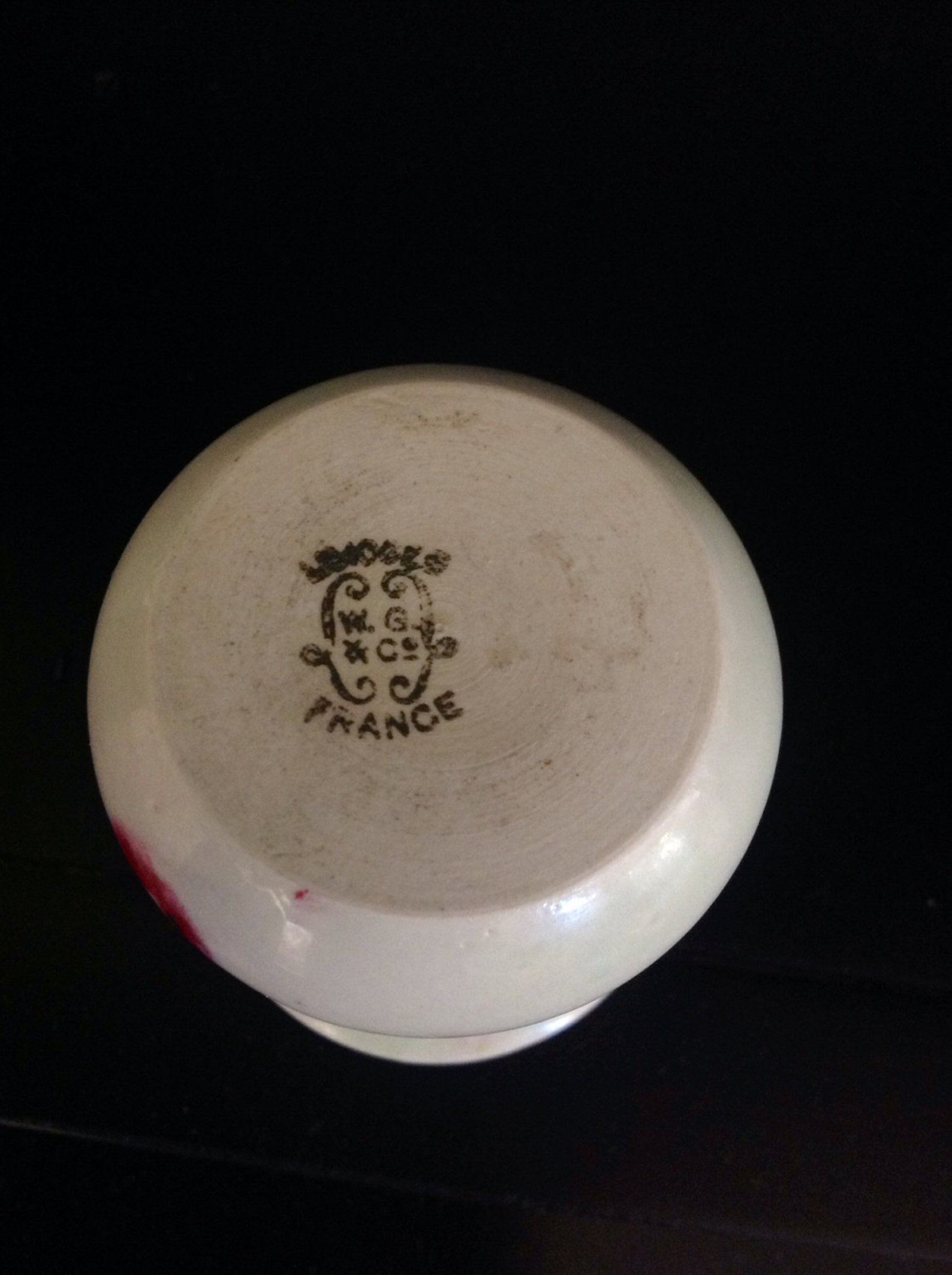 Limoges Match or Toothpick Holder with Roses Etsy