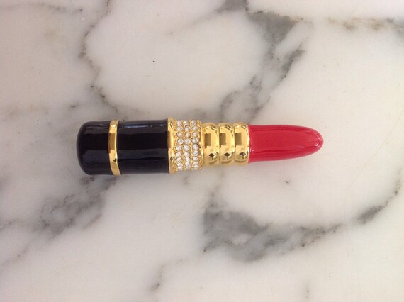 Vintage Kenneth J Lane Lipstick Pin/Brooch