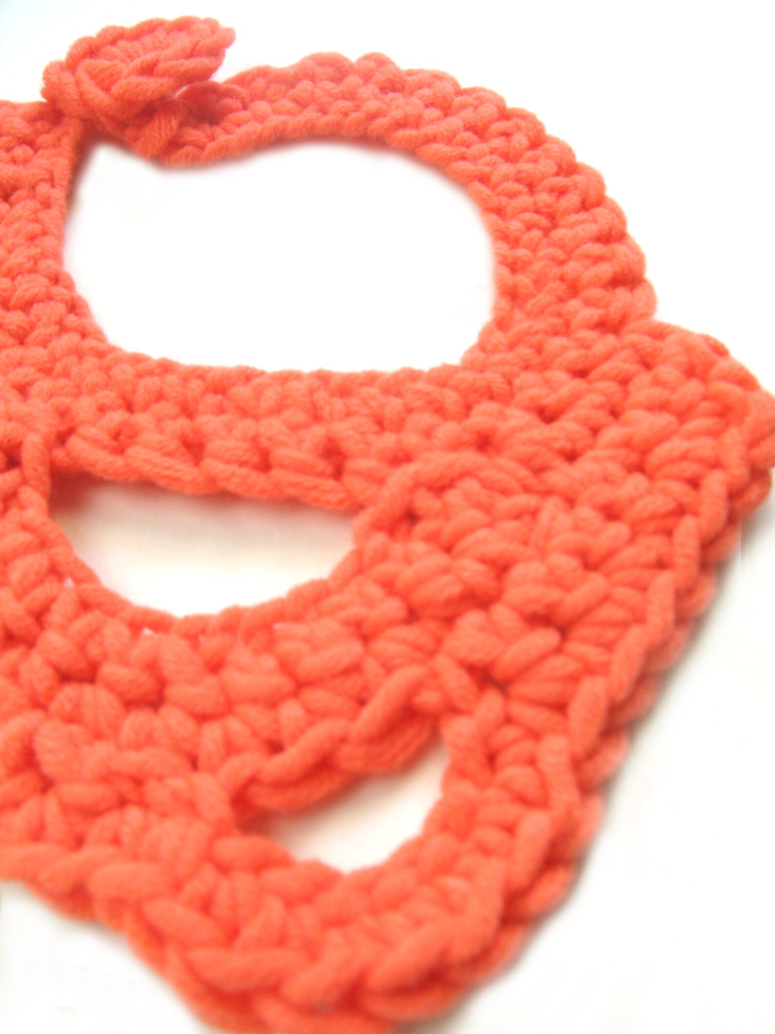 Yarn Necklace Crochet Necklace Bulky Yarn Necklace Etsy