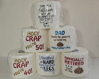 Embroidered Toilet Paper