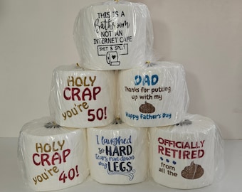 Embroidered Toilet Paper