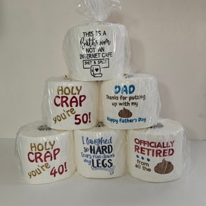 Embroidered Toilet Paper