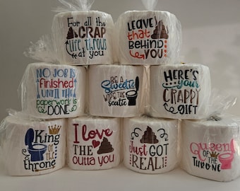 Embroidered Toilet Paper