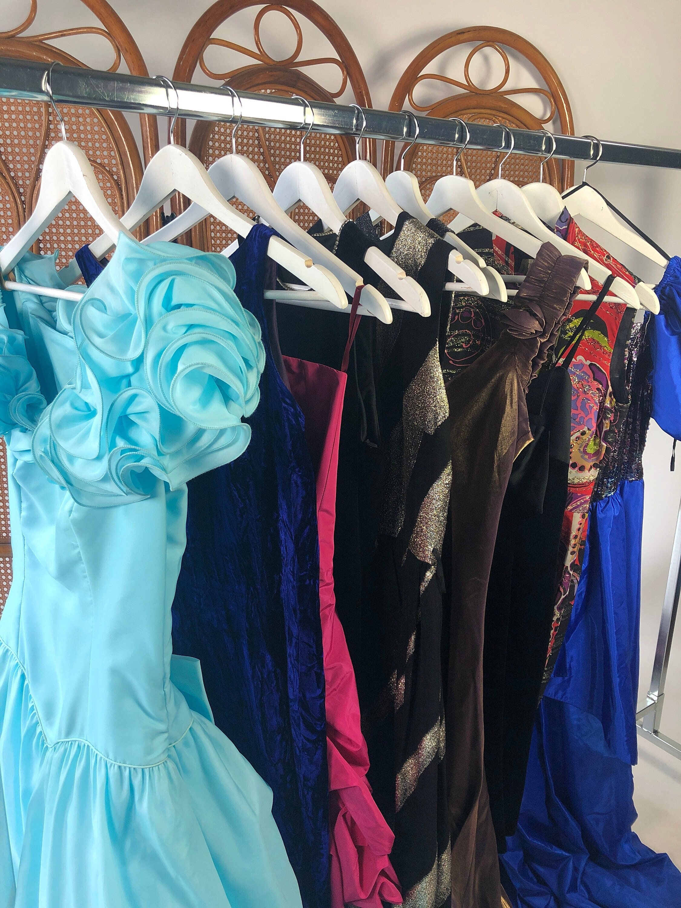 10x Vintage Bundle 70's Party Dresses Curated Retro Etsy