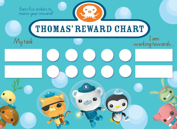 Octonauts Reward Chart