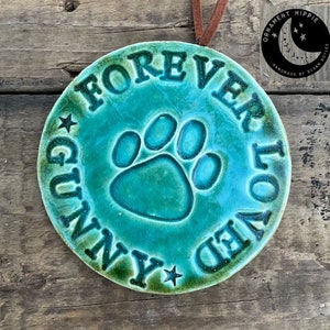 FOREVER LOVED Custom Pet Ornament ...  Handmade Ceramics by Susan Boyles