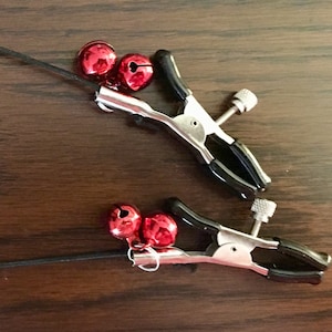 Ring A Ding--Adjustable Style Nipple Clamps with Bells
