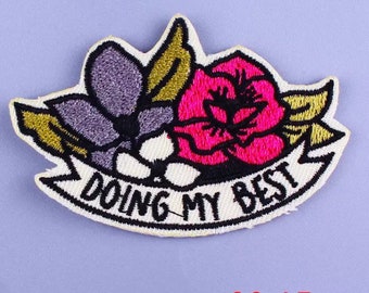 Chaos Fear My work here is done iron-on patch in 49 colors Panic
