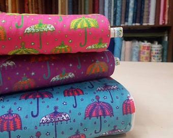 Cool Cords Corduroy Fabric - Umbrella Prints by Robert Kaufman Fabrics