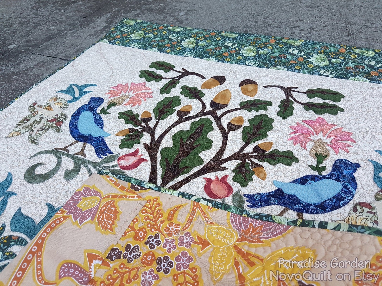 Art Quilts for Sale Quilted Wall Hanging Floral Art Quilt Etsy