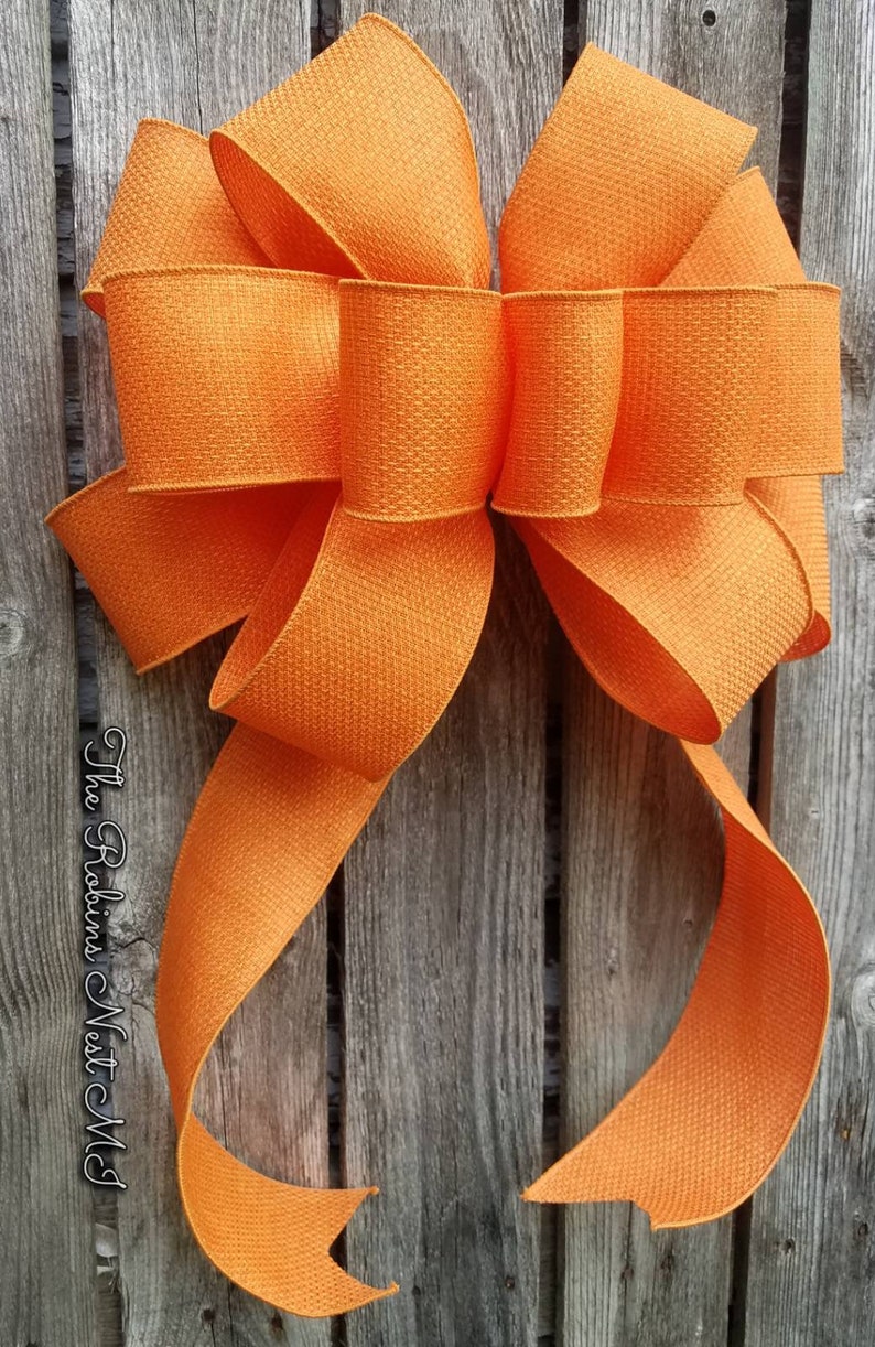 Pink Bows Burlap Bow Pink Wreath Bows Wedding Bows Color Etsy