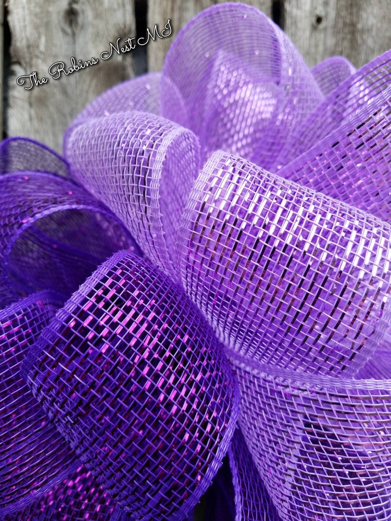 Lavender Bow Home Decor Wreath Bows Baby Shower Bows Etsy