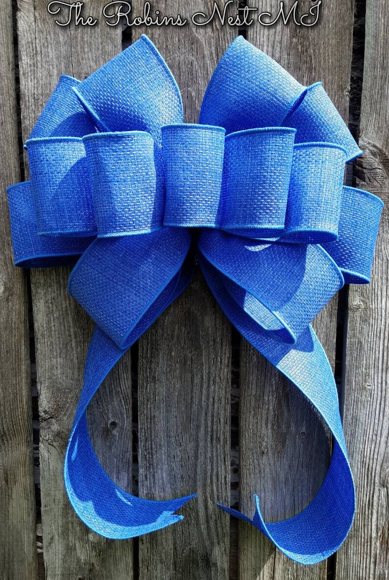 Pink Bows Burlap Bows Large Pink Wreath Bows Etsy