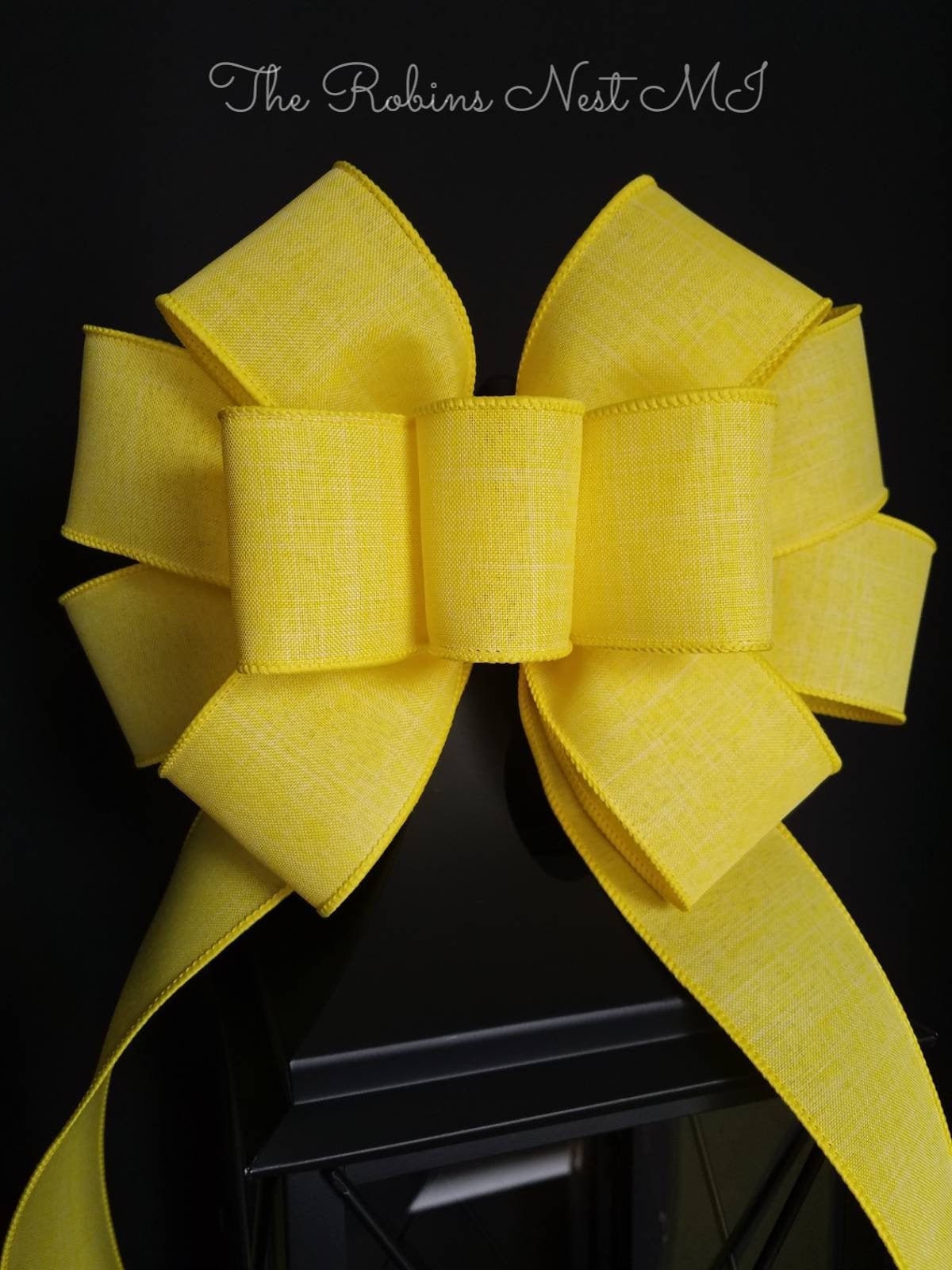 Yellow Deployment Bow, Yellow Ribbon Bow, Weatherproof, Support the T…